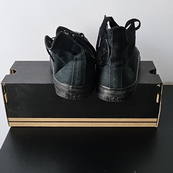 Woman All Stars C. Taylor high black monochrome - Size 7.5 (38 European size) - Picture 3 of 5